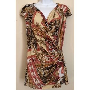 Cache silky patterned top